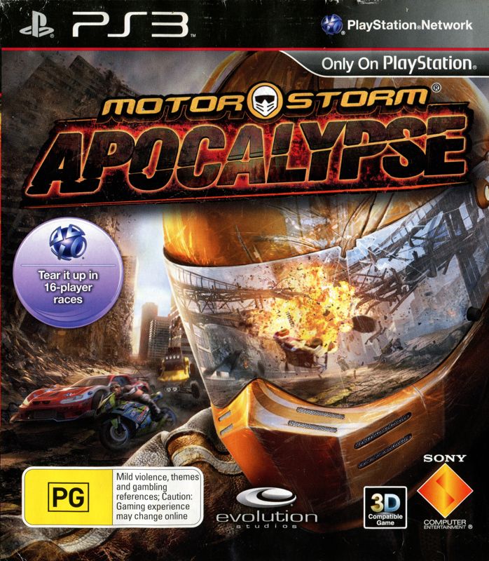 Motorstorm Apocalypse [Not For Resale] box art for Playstation 3